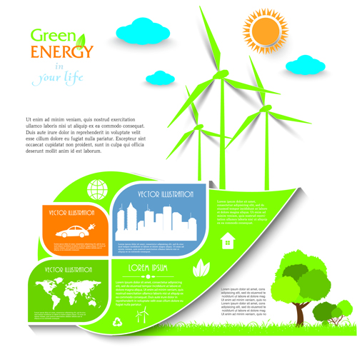 Green energy business template vector 02 template green energy green energy business   