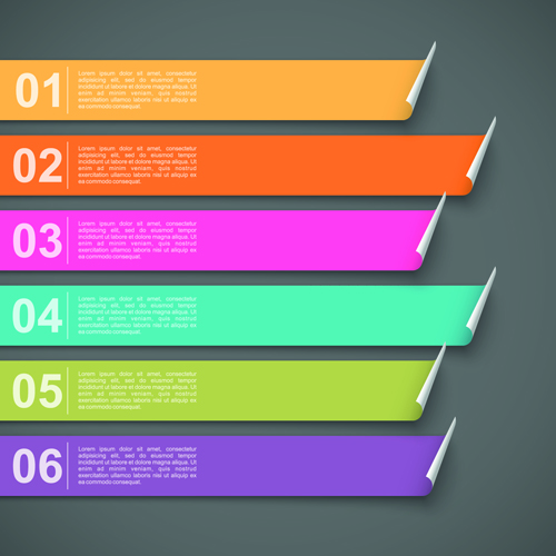 Creative colorful lines business template vector 05 creative colorful lines colorful business template business   