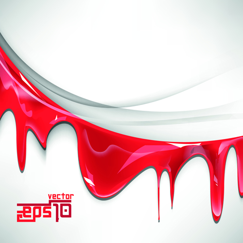 Red drip effect vector background Vector Background red effect drip   