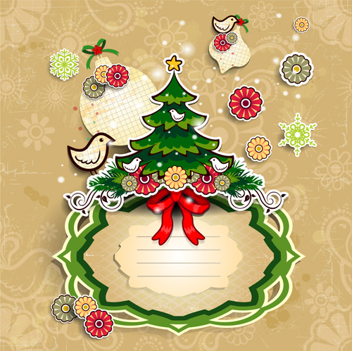 Christmas cute greeting cards design vector 07 greeting christmas cards card   