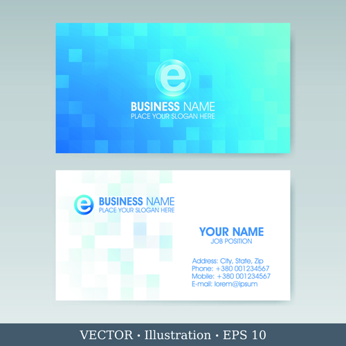 Elegant business cards vectors illustration set 04 elegant business cards business card business   