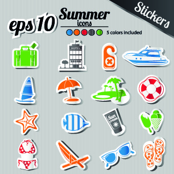 Icons stickers vector 05 stickers sticker icons icon   