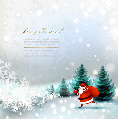 Beautiful winter natural vector backgrounds 08 winter Vector Background beautiful backgrounds background   