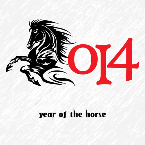 2014 horses creative design vector 07 horses horse creative 2014   