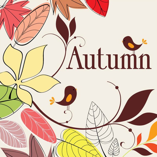 Autumn Nature Drawing vector vector autumn   