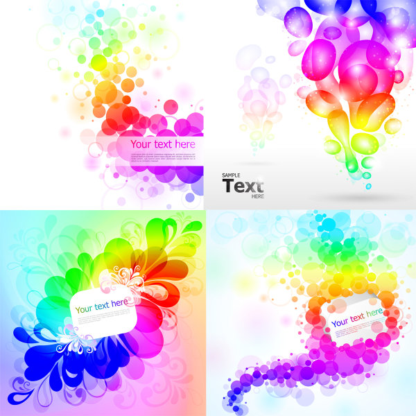 Colorful background trace striped point pattern gorgeous flowers colorful cloud balloon background   