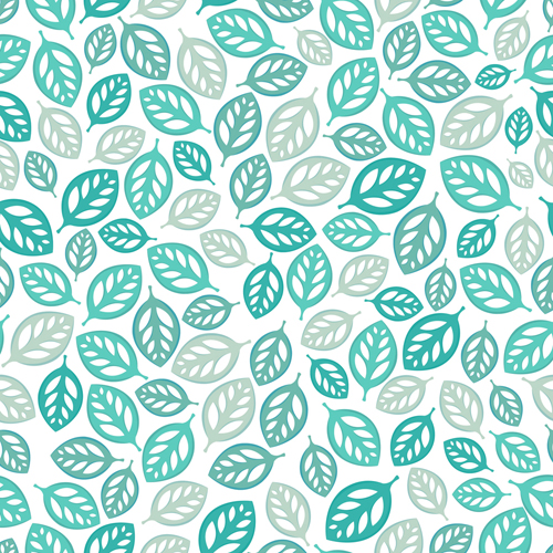 Set of Seamless Leaves pattern Vector 02 seamless pattern vector leaves   