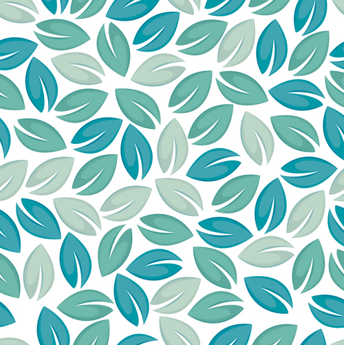 Set of Seamless Leaves pattern Vector 05 seamless pattern vector leaves   