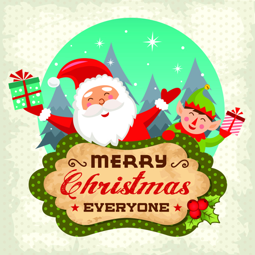 Christmas cute greeting cards design vector 08 greeting cute christmas cards card   