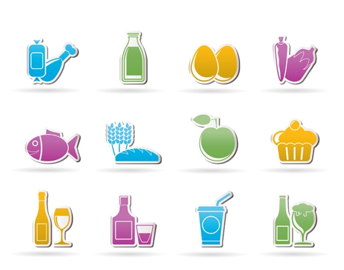 Elements of Food icons set 02 icons icon food elements element   