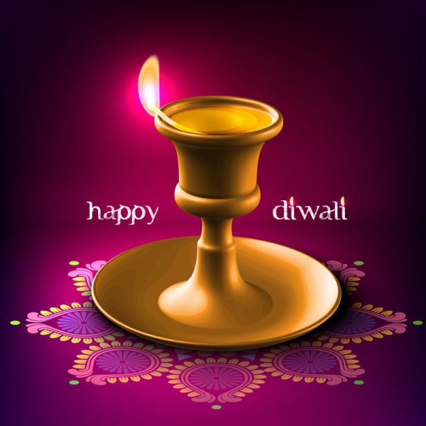 India Diwali elements backgrounds vector 05 india elements element Diwali   