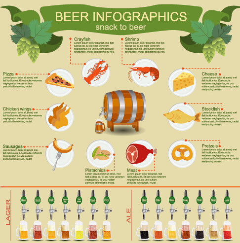 Beer infographic business template vector 03 template vector infographic business template business beer   