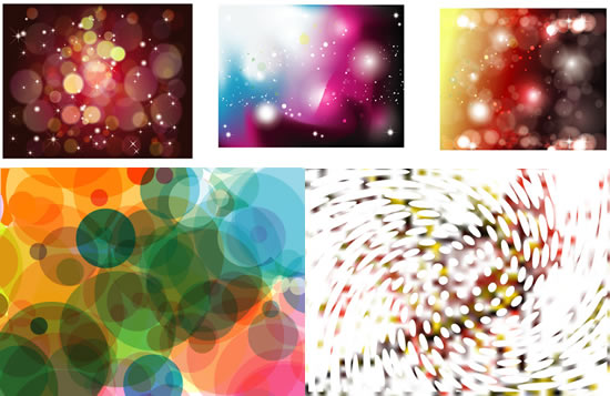 Shiny Abstract light background Vector Graphic star shapes pictures little halo colorful abstract   