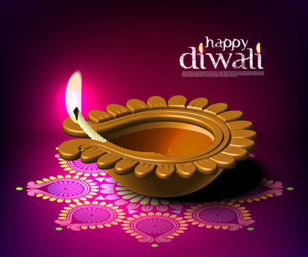 India Diwali elements backgrounds vector 04 india elements element Diwali   