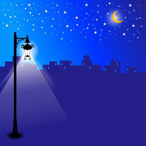 Shiny Street lamps background design vector set 04 street lamp street shiny lamps   
