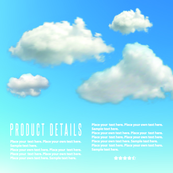 Clouds elements vector background 01 Vector Background elements element clouds cloud   