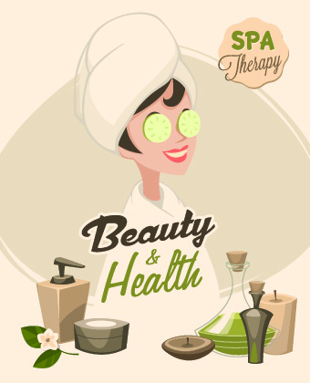 Spa therapy and beauty vector 03 therapy spa beauty   