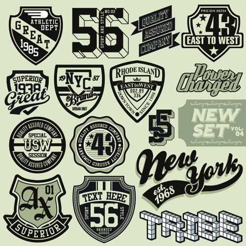 Vintage T 59346 vintage vector material t-shirt labels label creative   