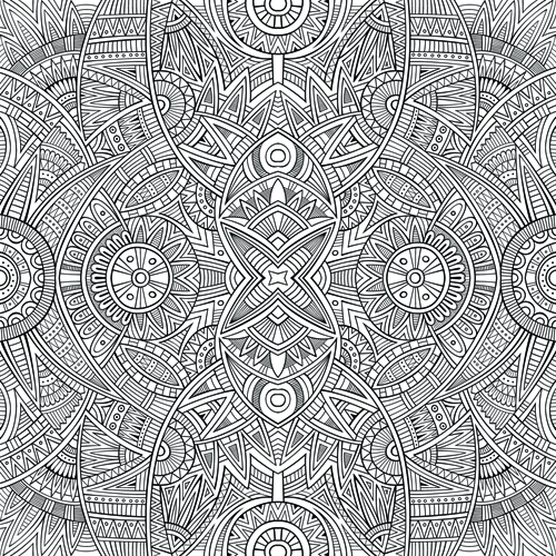 Sketch abstract floral vector seamless pattern 01 sketch seamless pattern floral   