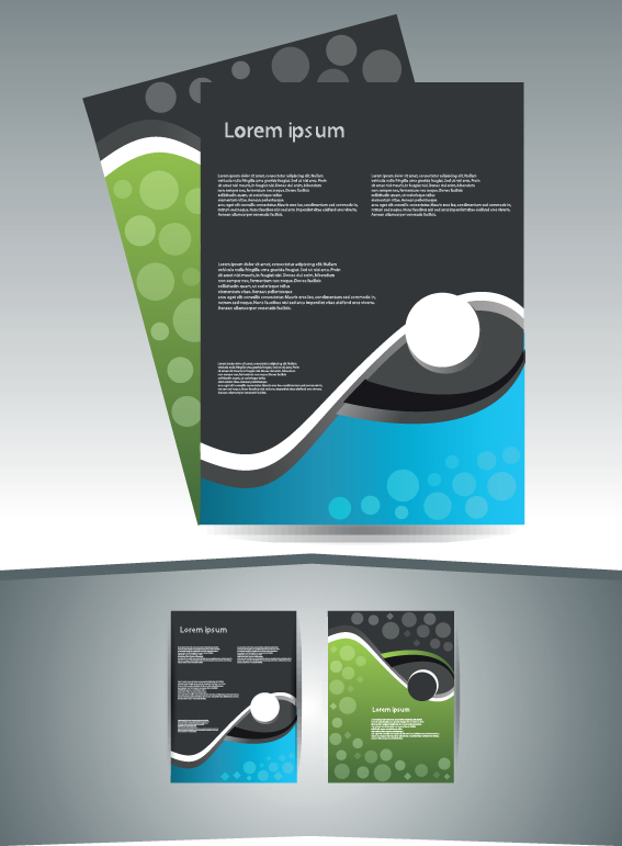 Abstract Business flyer cover template vector 05 template flyer cover business abstract   