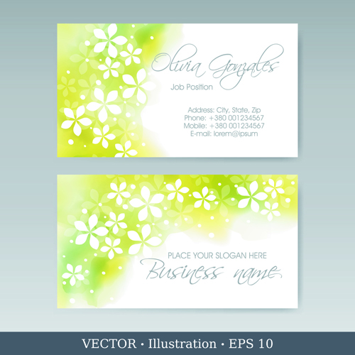 Elegant business cards vectors illustration set 05 illustration elegant business cards business card business   
