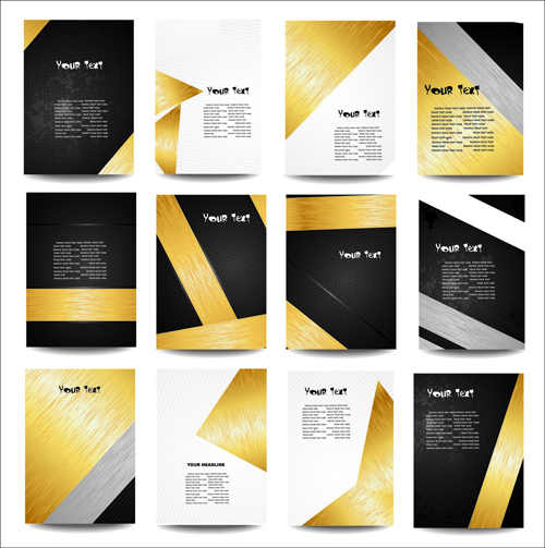 Business posters cover template vector set 01 template vector template posters cover business   