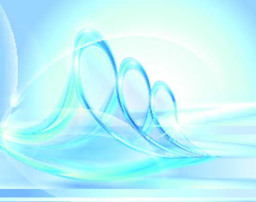 Elements of blue glass abstract background vector 01 glass elements element blue abstract   
