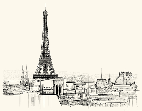 Paris symbols elements vector 05 symbols symbol paris elements element   