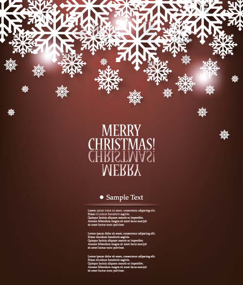 Christmas elegant snowflake background vector 03 snowflake christmas background   