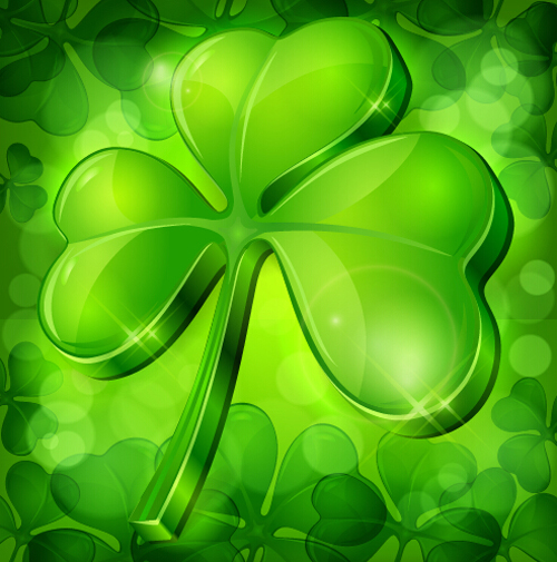 Happy St Patricks Day vector material set 02 patricks day material happy   