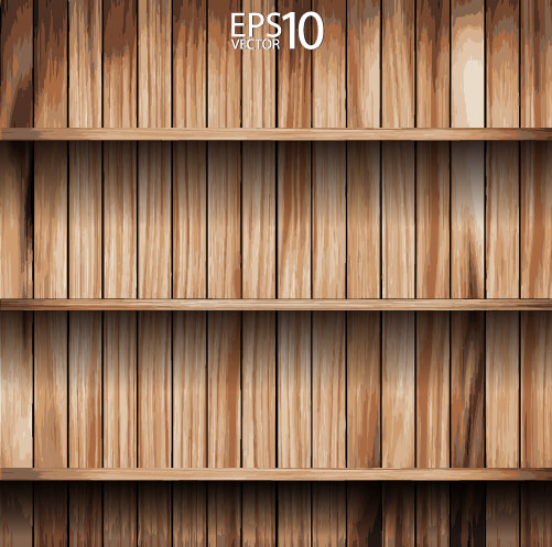 wooden Bookshelf background vector 02 wooden wood bookshelf   