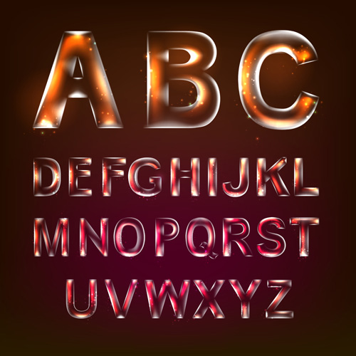 Colored Transparent alphabets vector 01 transparent colored alphabet   