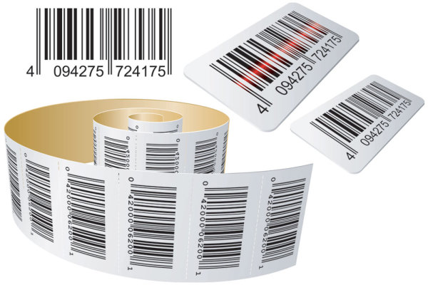 Barcode design Elements vector set 06 elements element design barcode   