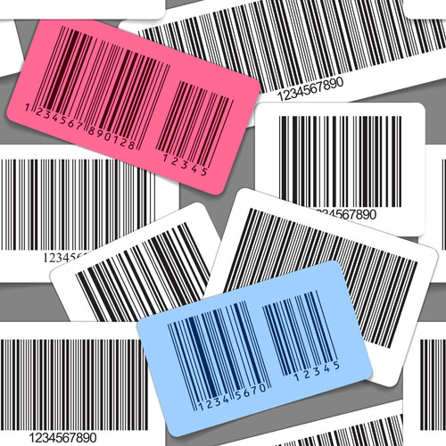 Various types of barcodes vector set 04 Various types barcodes barcode   