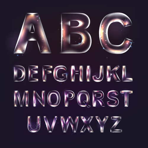 Colored Transparent alphabets vector 02 transparent colored alphabet   