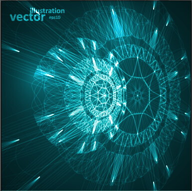 Futuristic tech object vector background Vector Background tech object futuristic background   