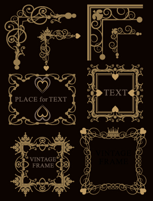 Luxury ornaments borders with frame vector 03 ornaments luxury frame borders   