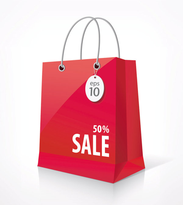 Color Paper Shopping bags design vector 03 shopping paper bags   