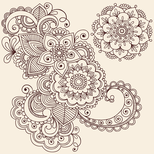 Vector graphic Flower ornaments Pattern 03 pattern ornaments ornament flower   