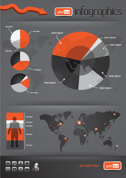 Infographics with Economy elements vector graphics 03 infographics infographic elements element economy   
