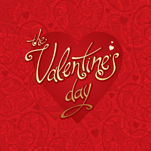 The Valentine card design vector graphic 03 Valentine card   