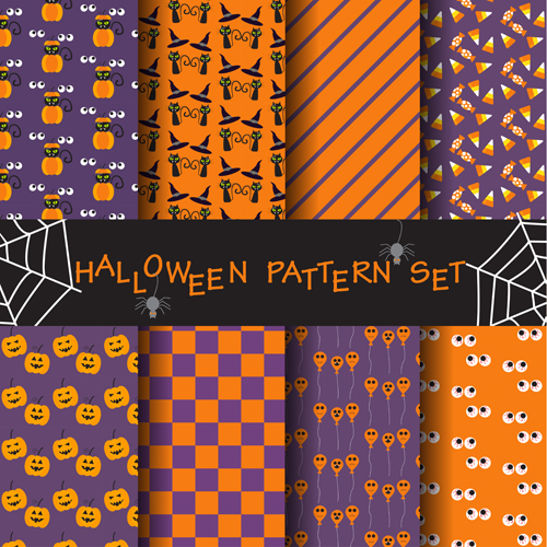 Halloween elements seamless pattern vector 03 seamless pattern halloween   