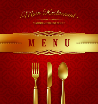 Vector Restaurant design elements 07 restaurant menu elements element design elements   