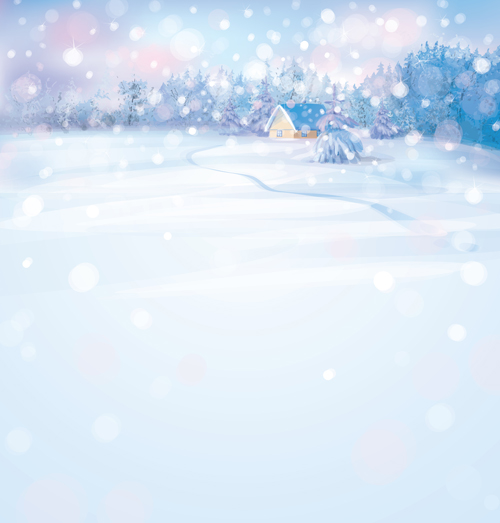 Beautiful winter natural vector backgrounds 02 winter Vector Background natural beautiful backgrounds background   