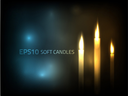 Romantic candle elements vector 05 romantic elements element candle   