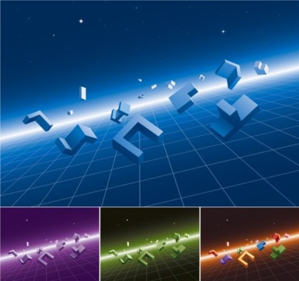 3D space background vector space background 3d   