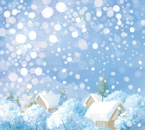 Beautiful winter natural vector backgrounds 04 winter Vector Background natural beautiful backgrounds background   