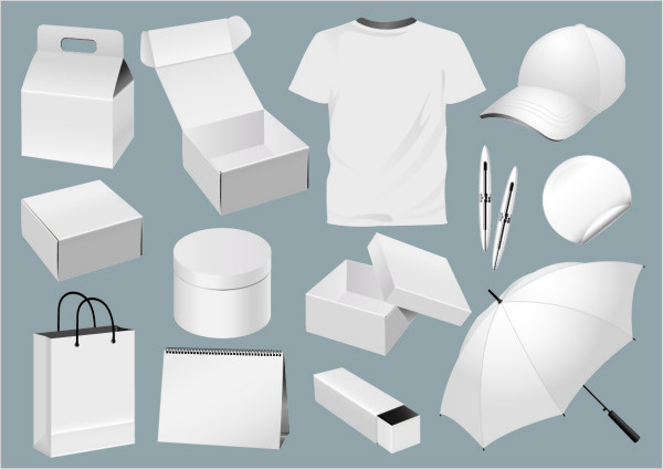 White tshirt with cap and box vector white shirt cap box   