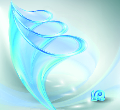 Elements of blue glass abstract background vector 02 glass elements element blue abstract   