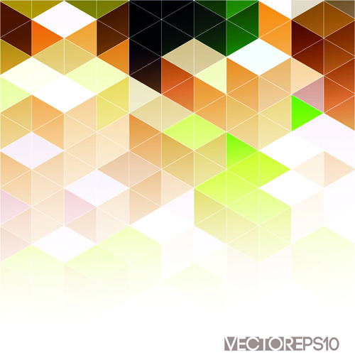 Bright triangles pattern vector background 05 triangles pattern background   